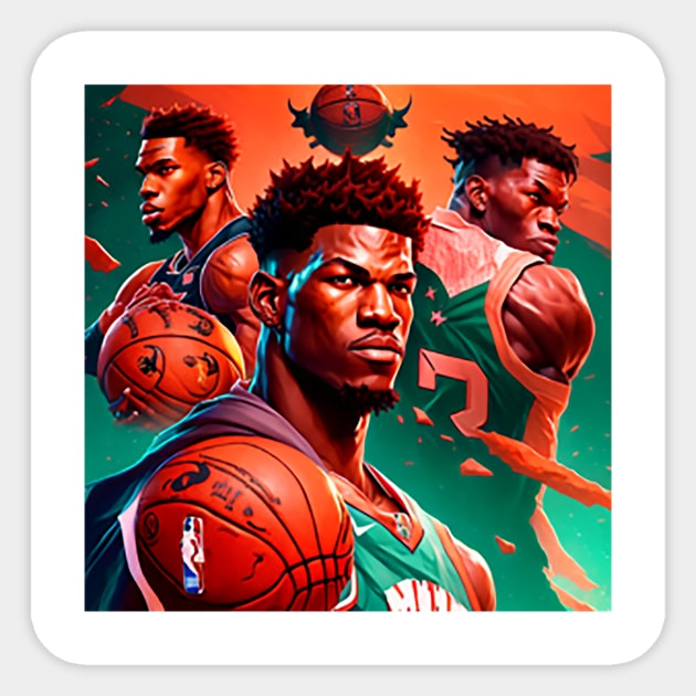 Jimmy butler Sticker by RTBrand